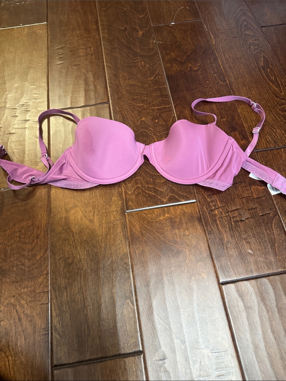 Vera Wang Dusty Mauve Underwire Bra with Adjustable Straps
